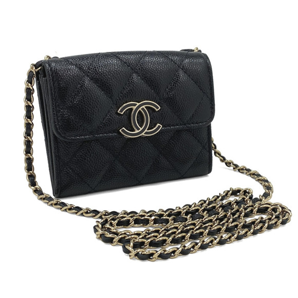 CHANEL Classic Chain Clutch Shoulder Bag Chain Wallet - Picture 1 of 5